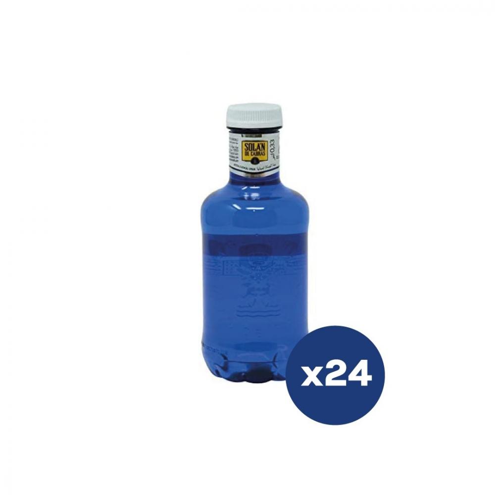 цена Solan De Cabras Sparkling Water Glass Bottle 330ml (24Pcs)