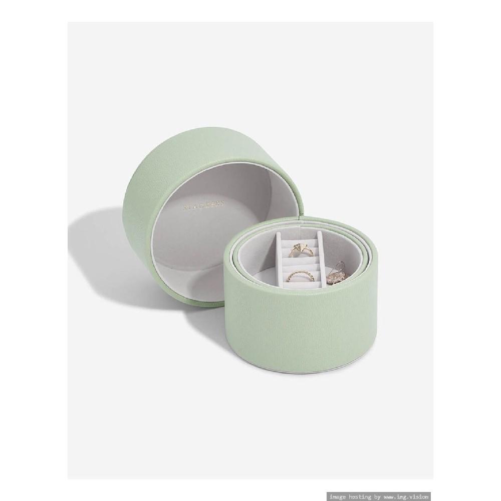 stackers classic jewellery box with lid oatmeal Stackers Bedside Jewellery Box Pod Sage Green