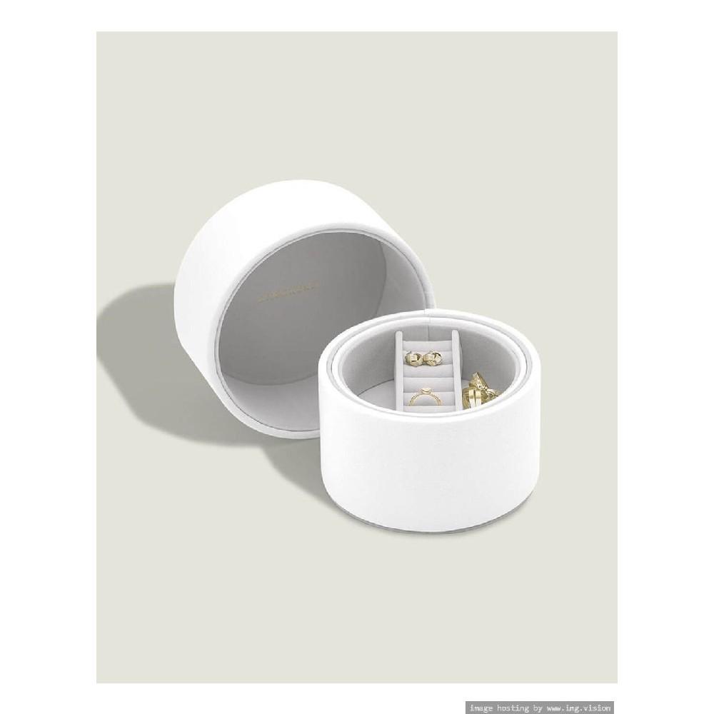 Stackers Bedside Jewellery Box Pod Pebble White