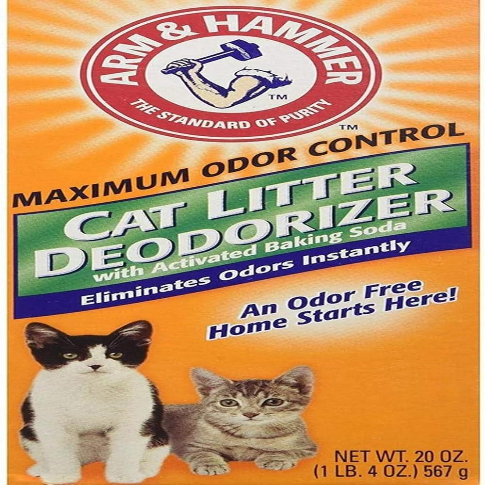 Arm & Hammer 20 Cat Litter Deodorizer breathe green bamboo charcoal odor eliminator bag activated absorber natural freshener removes moisture household item