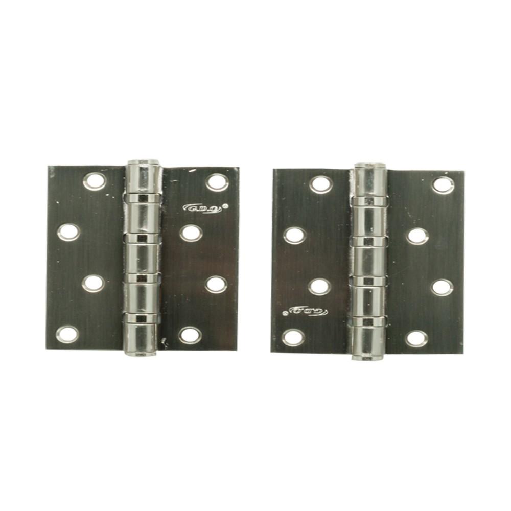 Homesmiths Bearing Hinges 4 inch Chrome Plated