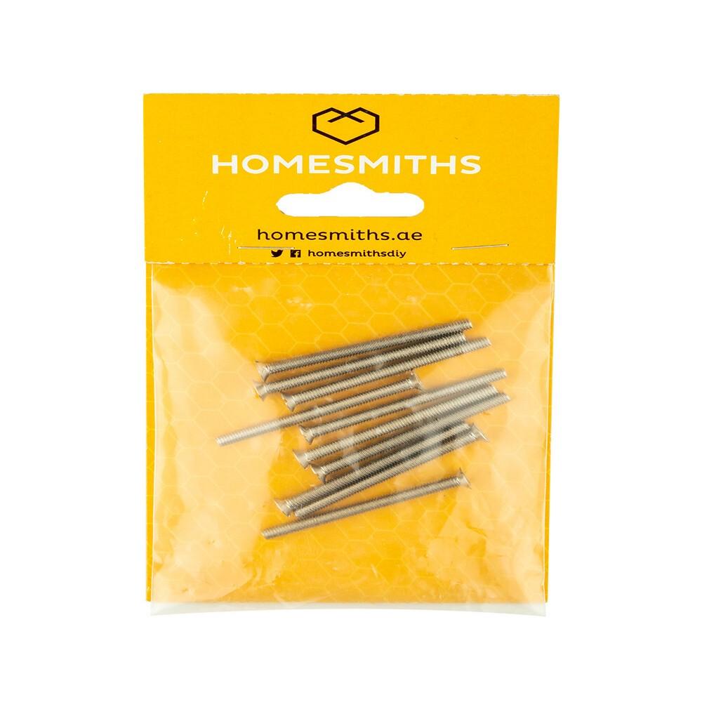 Homesmiths M Screw 4 X 60 mm homesmiths chipboard screw zp 5 0 x 40mm