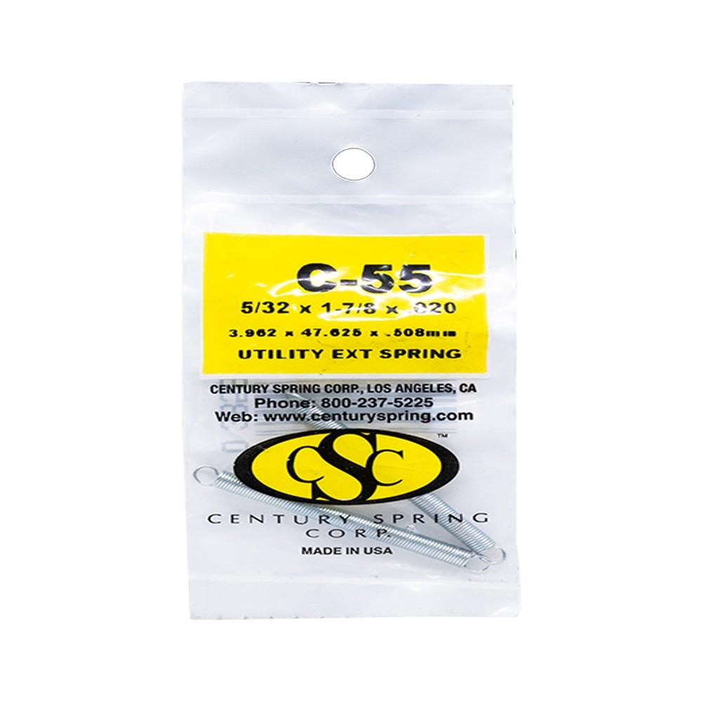 Utility Extension Spring Pack of 2   3.96 x 47.62 x .508 mm