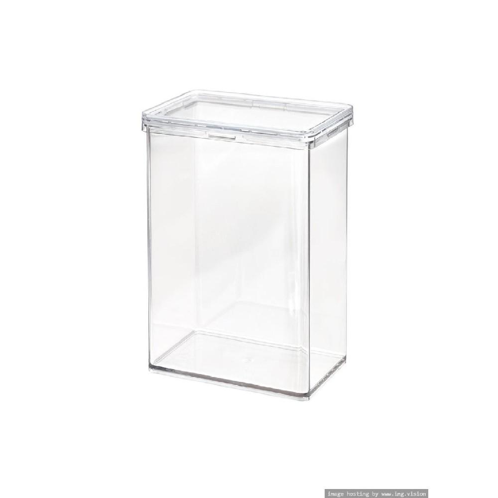 The Home Edit Canister Large Clear the home edit all purpose large drawer shallow 7 x 10 5 x 2 inch clear