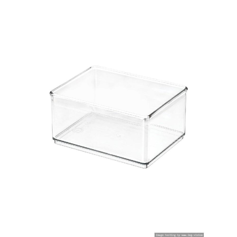 The Home Edit Bin Organizer Medium Shallow Clear get up and in the bin level 1 book 4