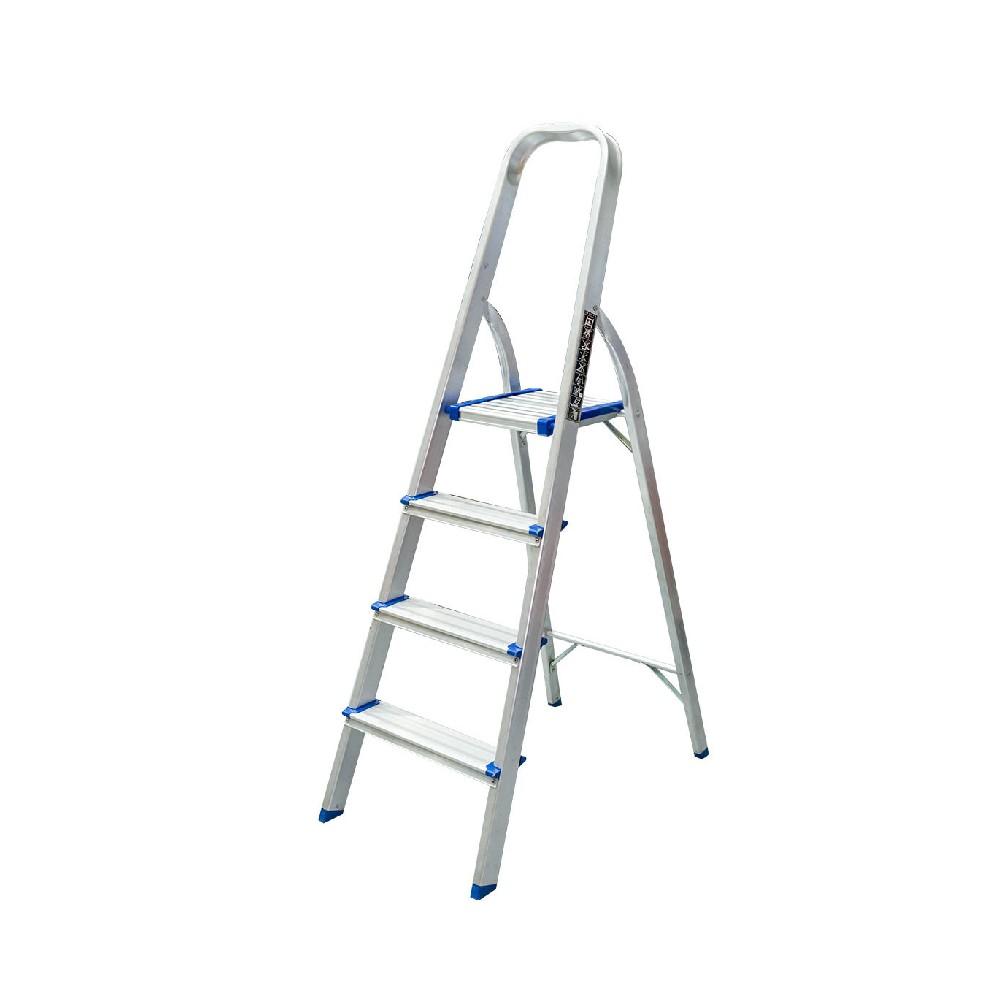 Homesmiths Aluminum Ladder 4 steps 4 7 meters electrical household ladder stairs telescopic ladder folding aluminum alloy engineering lifting hanging ladder