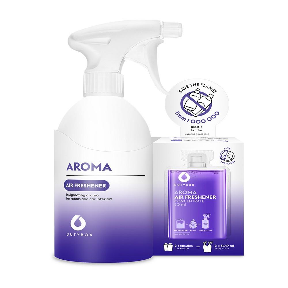 DUTYBOX Aroma Series Air Freshener Set, Ripe Mango excefore car air freshener perfume pendant essential oil set of 4 pcs