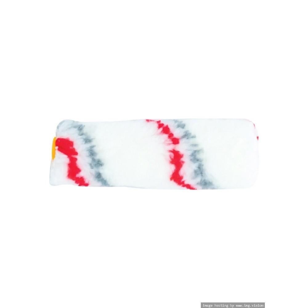 цена Harris 4 Roller Sleeve White Red & Grey Stripe