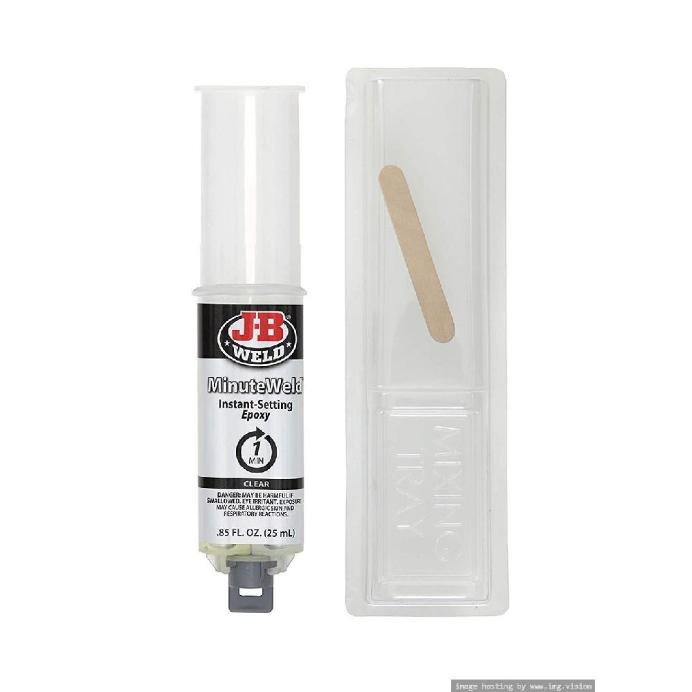 JB Weld MinuteWeld 25 ML Syringe клей эпоксидный jb weld