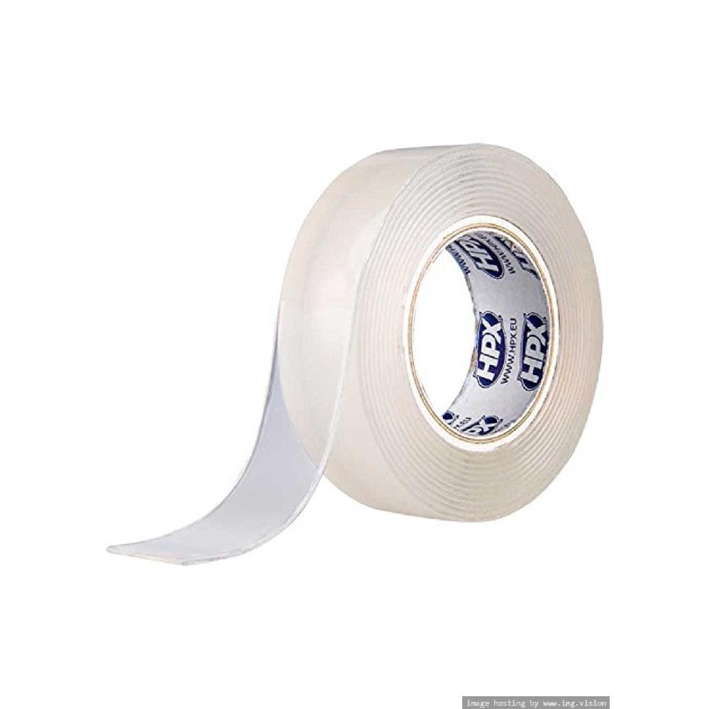 HPX Max Power Transparent 19mm X 2 Metre flamingo crystal clear tape 3 4 inch 19mm x 25 yards transparent box of 8 rolls