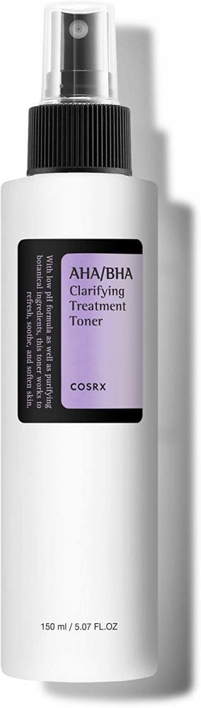 Cosrx-AHA+BHA Clarifying Treatment Toner пилинг косметический для лица для жирной и комбинированной кожи selfielab peeling aha acids and fruit extracts for oily and combination skin 60 мл