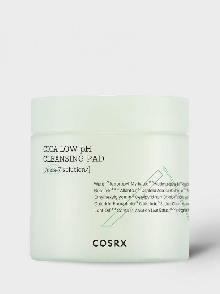 Cosrx-Pure Fit Cica Low Ph Cleansing Pad-100ea cosrx pure fit cica cream intense