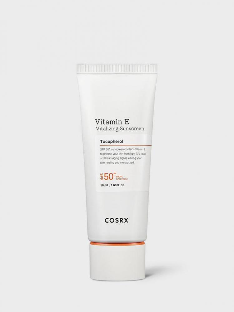 Cosrx-Vitamin E Vitalizing Sunscreen Spf 50+ cosrx sunscreen aloe soothing spf 50 1 69 fl oz 50 ml