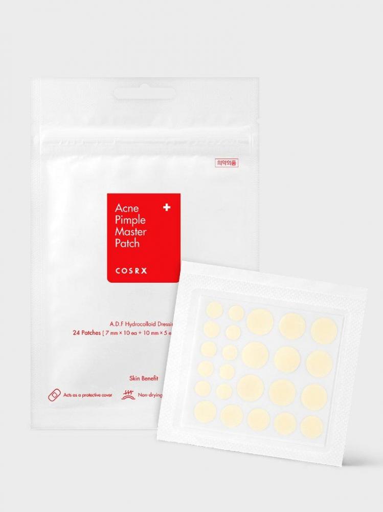 Cosrx-Acne Pimple Master Patch patches acne patch acne pimple patch stickers day night use hydrocolloid face invisible acne removal transparent beauty too b8r3