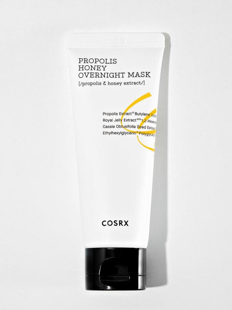 Cosrx-Full Fit Propolis Honey Overnight Mask маски для лица cosrx увлажняющая ночная маска для лица с прополисом full fit propolis honey overnight mask