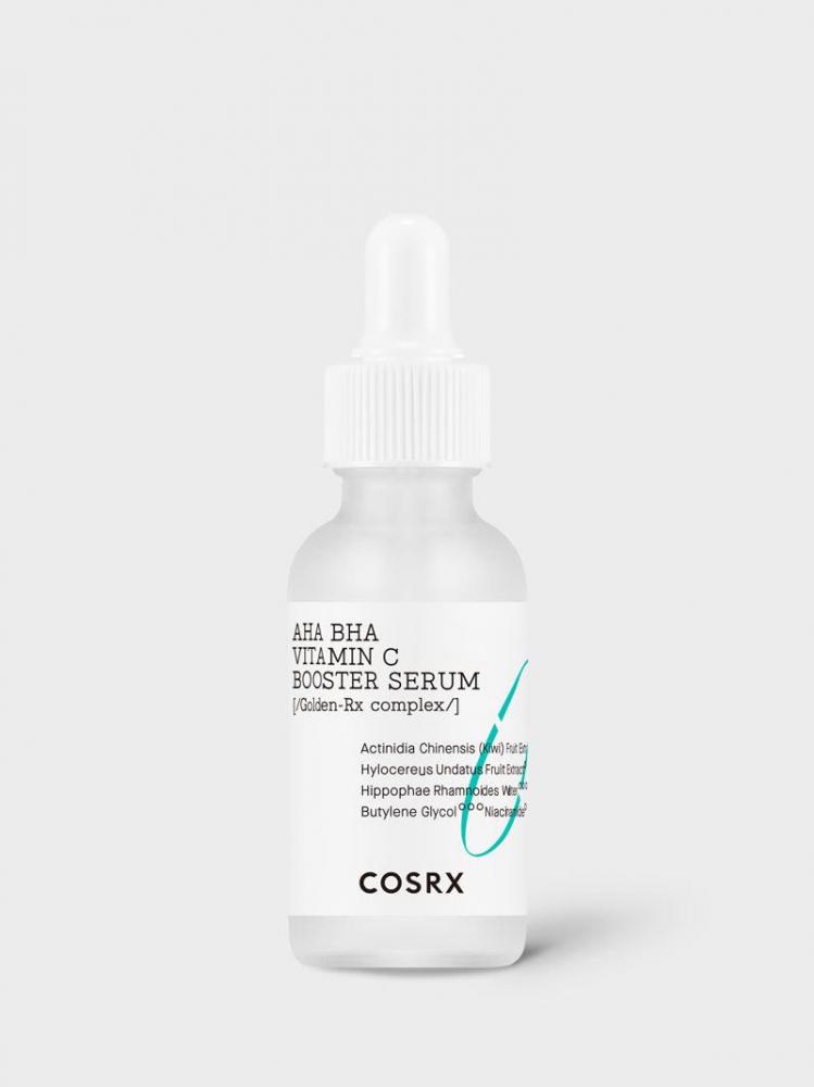 Cosrx-Refresh Aha Bha Vitamin C Booster Serum vitamin c whitening face serum lighten spots brightening skin care freckle fade dark skin essence speckle removal spots f8m7