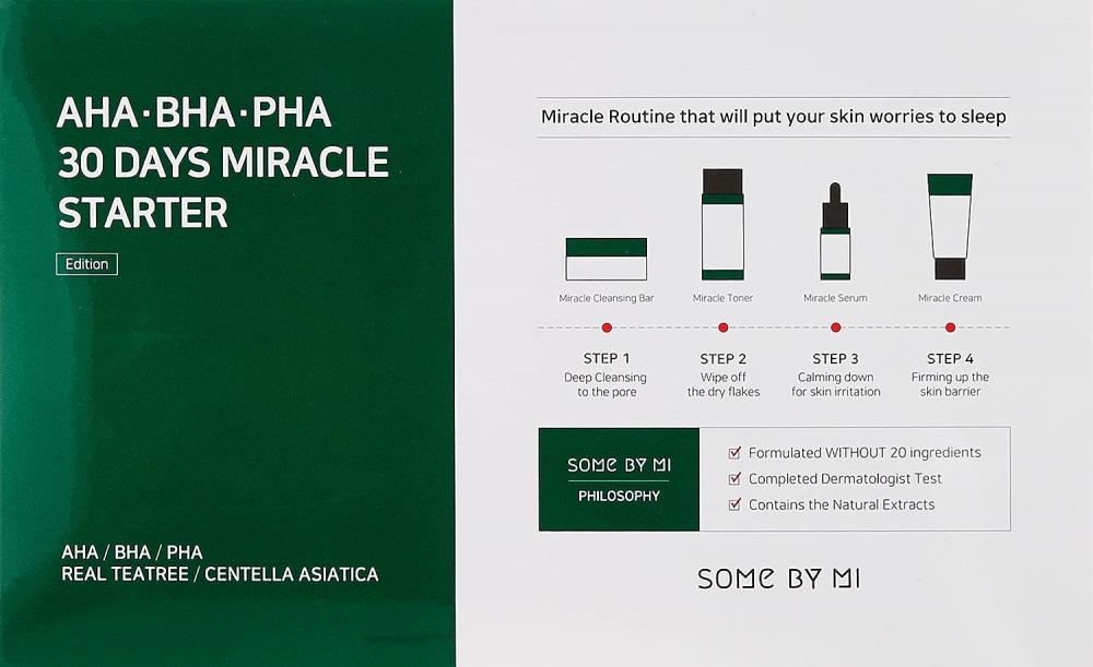 Somebymi Aha.bha.pha 30 Days Miracle Starter Kit somebymi snail truecica miracle repair starter kit