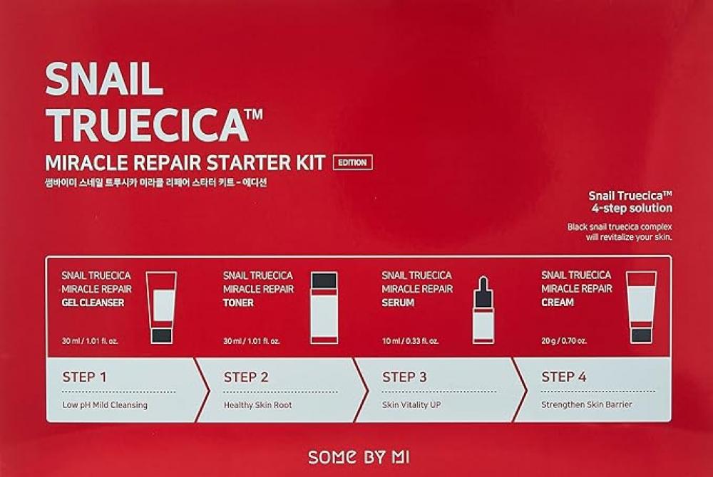 Somebymi Snail Truecica Miracle Repair Starter Kit yoocha matcha™ starter kit for matcha preparation 5pcs set
