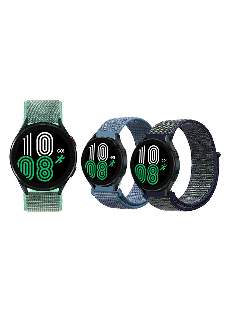 3pcs Watchband Bundle Compatible with all Samsung, Huawei, Amazfit, and Honor with 20mm band size