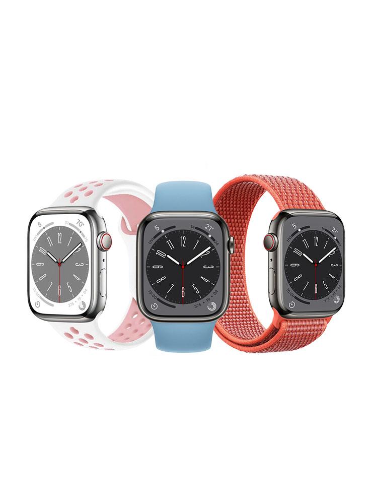 3pcs Watchband Replacement for Apple Watch 49/45/44/42mm Series Ultra 2/Ultra/9/8/7/6/5/4/SE