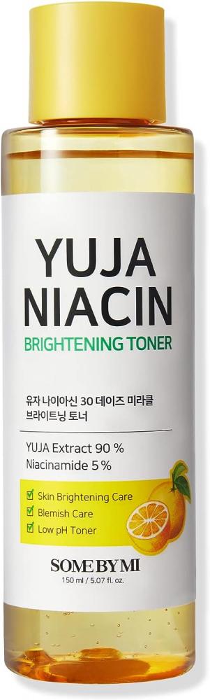 Somebymi Yuja Niacin 30days Miracle Brightening Toner korean version of the trendy spring and summer men and women hole all match soft top sunscreen baseball cap