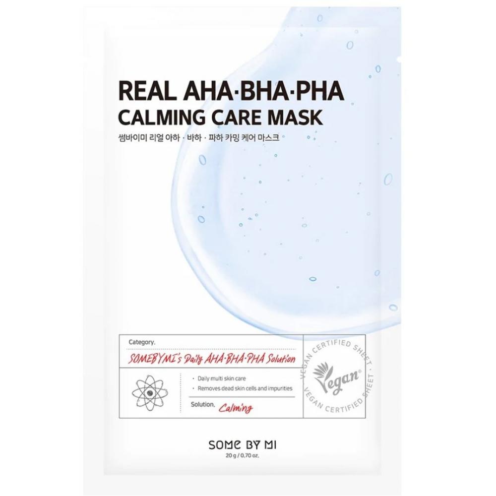 Somebymi Real Aha-bha-pha Calming Care Mask 20g theraface pro handheld facial massage device compact electric face and skin care therapy tool white
