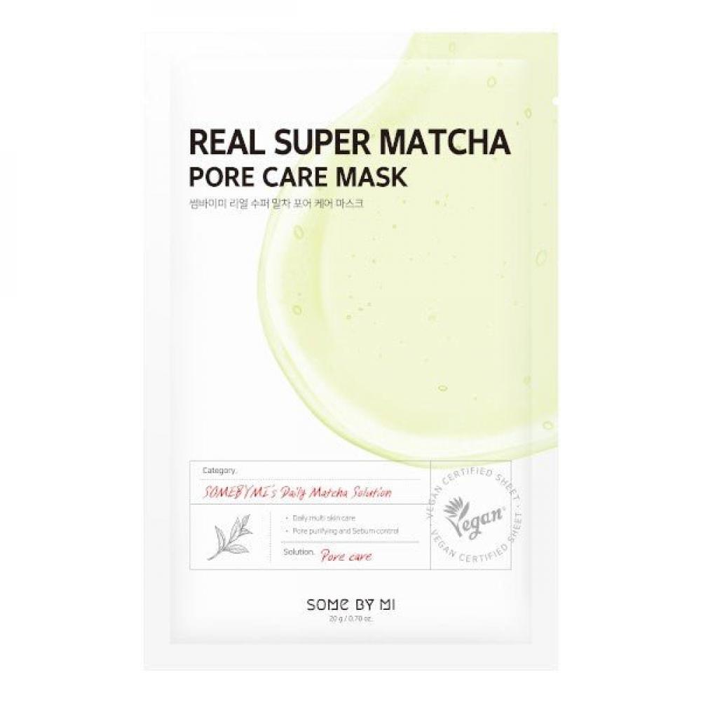 Somebymi Real Super Matcha Pore Care Mask 20g theraface pro handheld facial massage device compact electric face and skin care therapy tool white