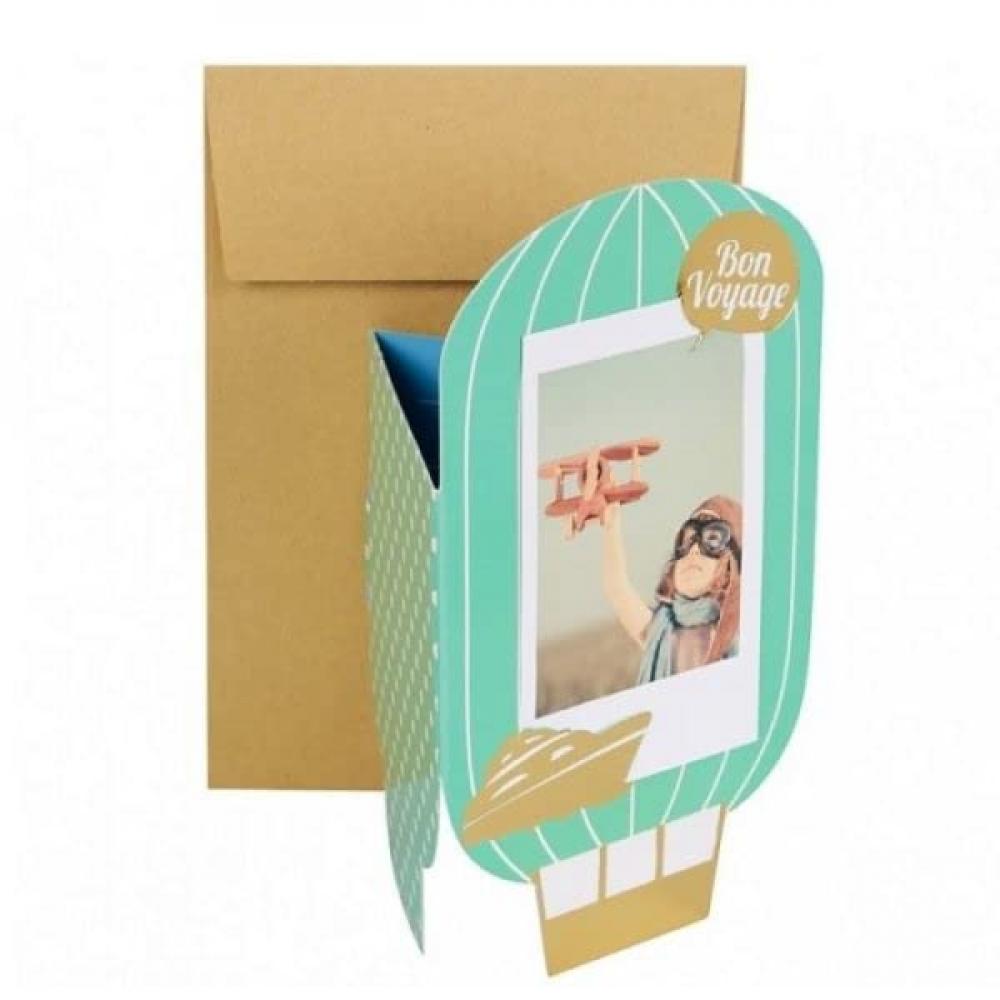 Fujifilm 84857 Instax Mini Stand-Up Card Bon Voyage Accessories mercedes of castile or the voyage to cathay