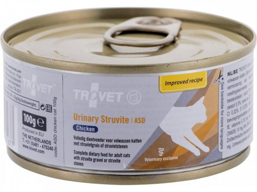 Trovet Cat Food Urinary Struvite - Chicken - Can - 100g