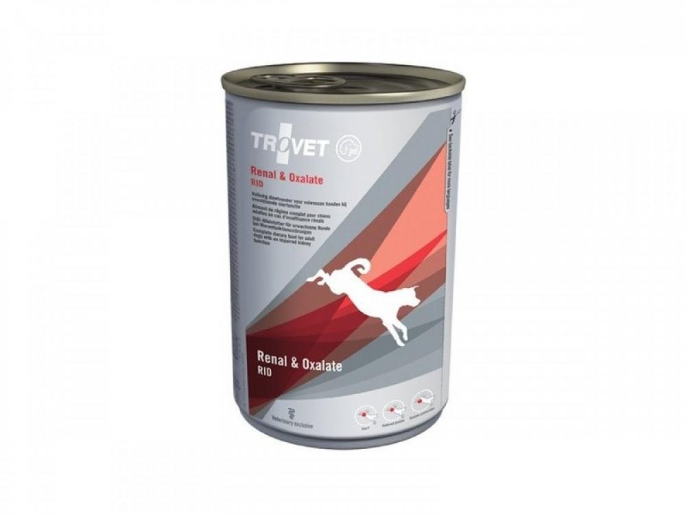 Trovet Dog Food Renal & Oxalate - Pork & Chicken - Can - 400g trovet dog food hypoallergenic horse can 400g