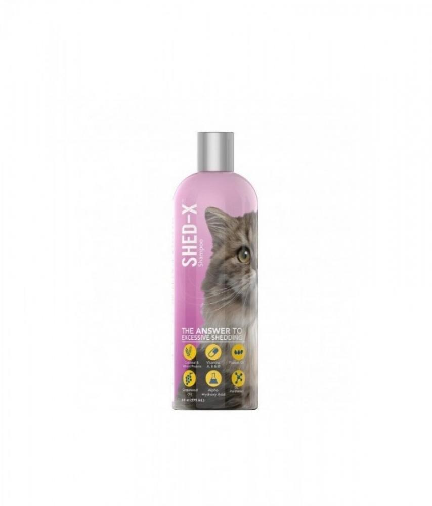 Synergy Lab SHED-X Shampoo Anti-Shedding - Cat - 237ml m pets hairball prevention shampoo 250 ml