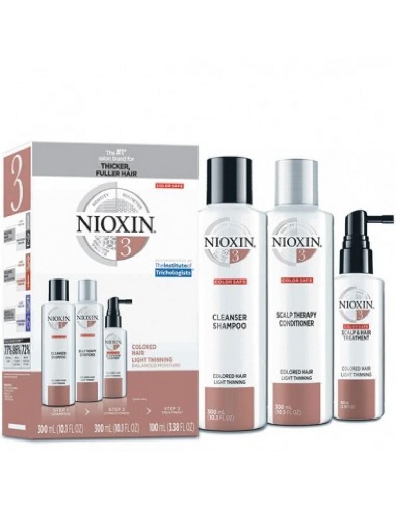 Nioxin 3 Bundle urban nature balancing oily hair and scalp care set