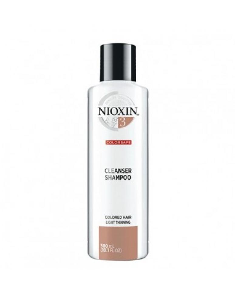 Nioxin 3 Cleanser Shampoo 300ml кондиционер для окрашенных волос ollin professional for colored hair with grape seed oil 1000 мл