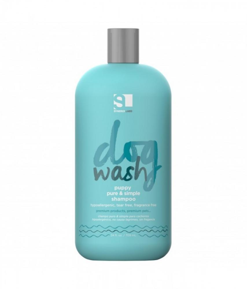 Synergy Lab Dog Wash Puppy Pure \& Simple Shampoo - 354ml synergy lab oatmeal itch relief shampoo dog 544ml