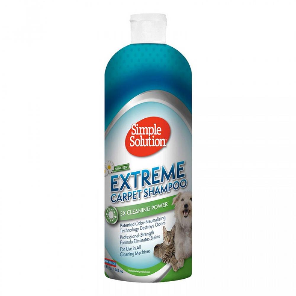 SIMPLE SOLUTION Extreme Carpet Shampoo - 945ml simple solution extreme stain odor remover 3in1 dog 945ml