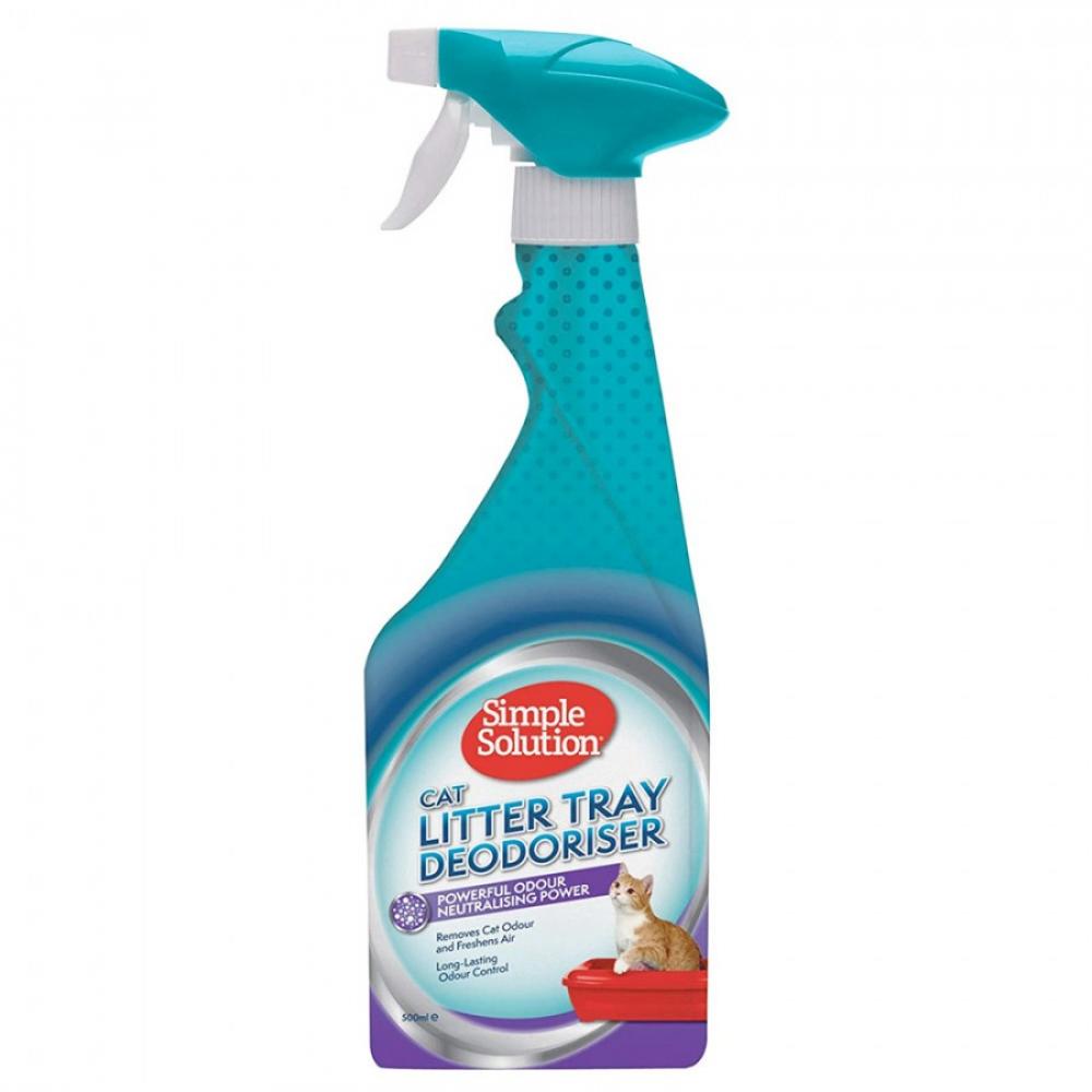 SIMPLE SOLUTION Cat Litter Tray Deodorizer - 500ml simple solution puppy training aid 500ml