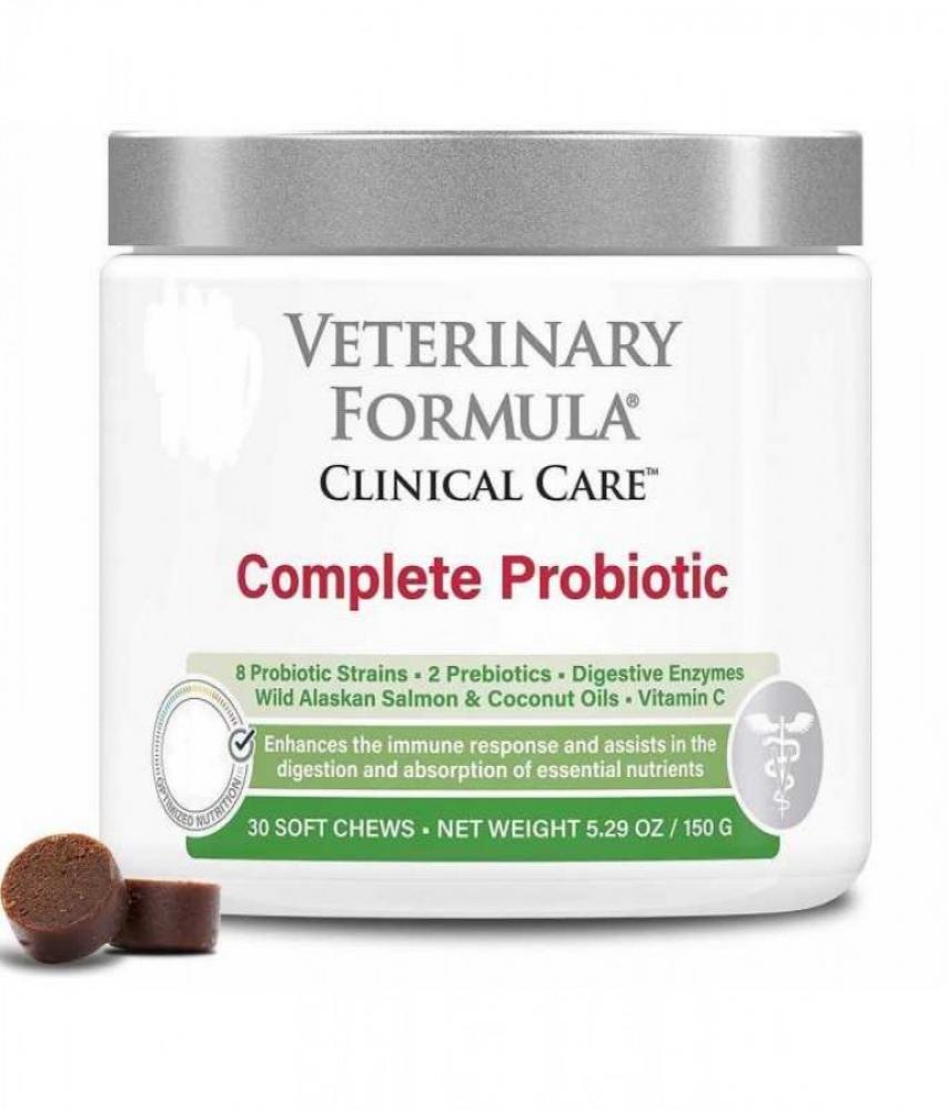 Synergy Lab Veterinary Formula Clinical Care Complete Probiotic - Dog - 30pcs - 150g renew life kids tummy gummy prebiotics and probiotics raspberry 30 gummies