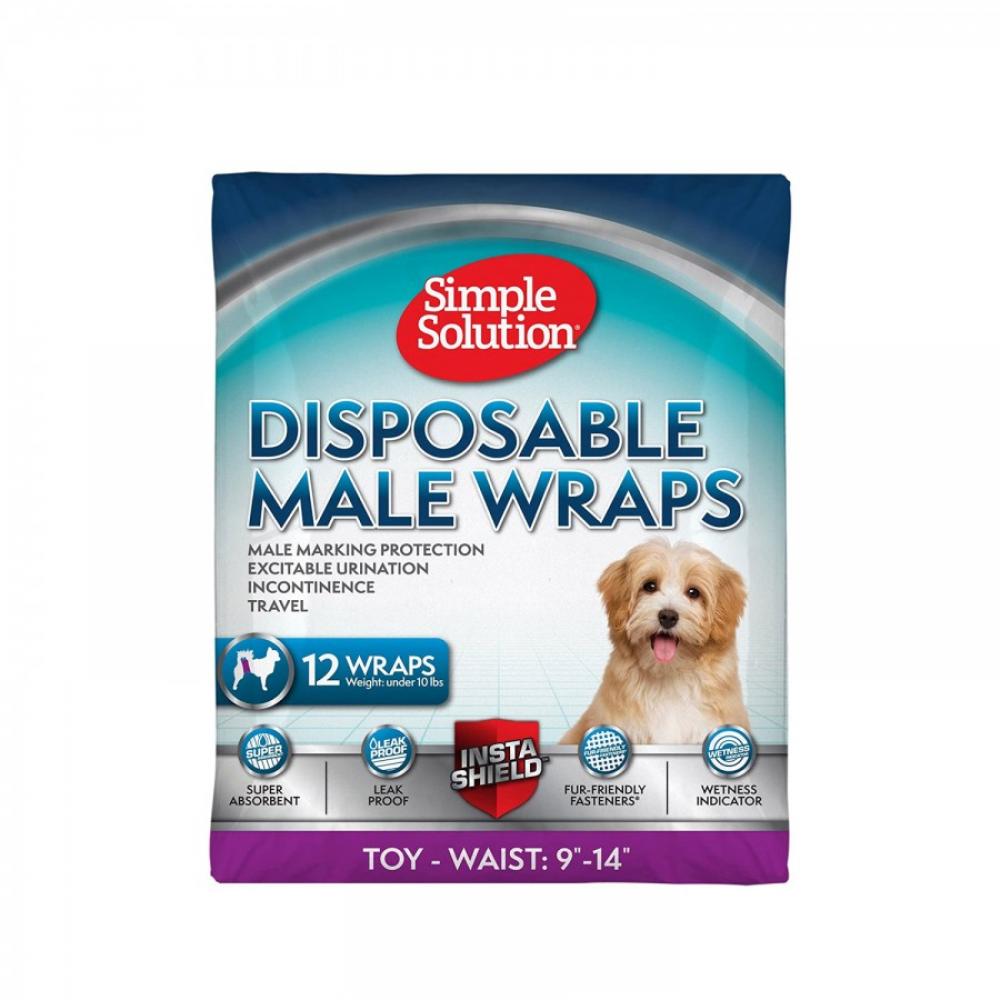 цена SIMPLE SOLUTION Disposable Diapers - Male - 12pcs - XS
