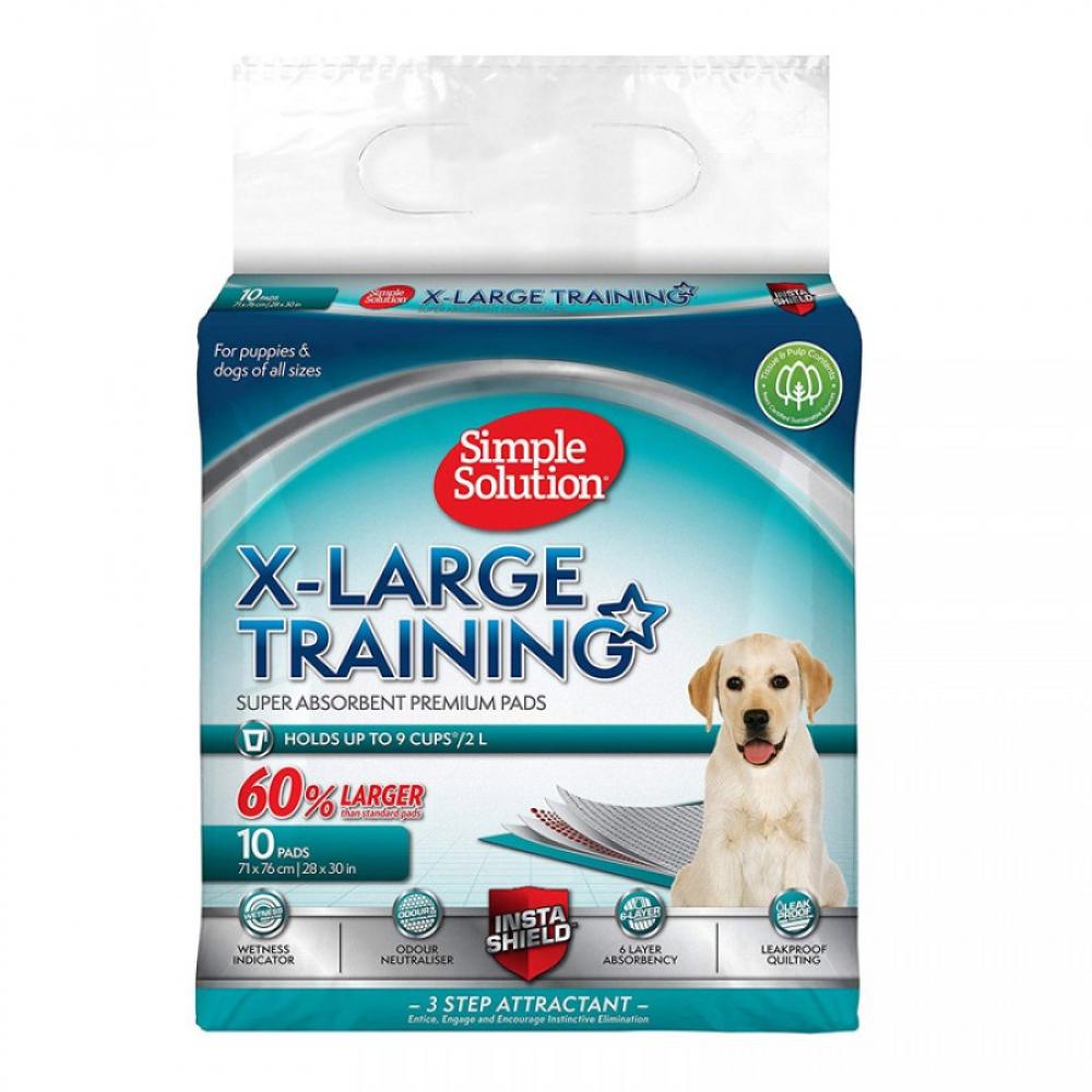 SIMPLE SOLUTION Puppy training pad - 10 Pads - XL simple solution puppy training pad 55 56 14 pads l