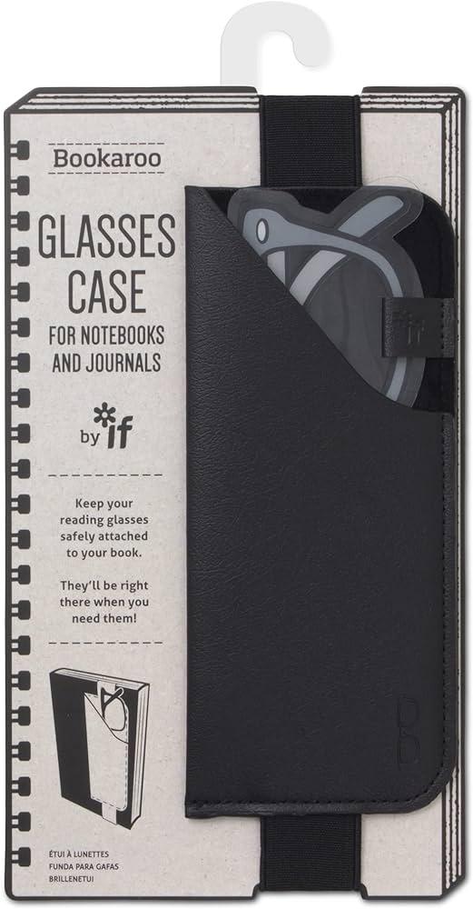 Bookaroo Glasses Case - Black фото