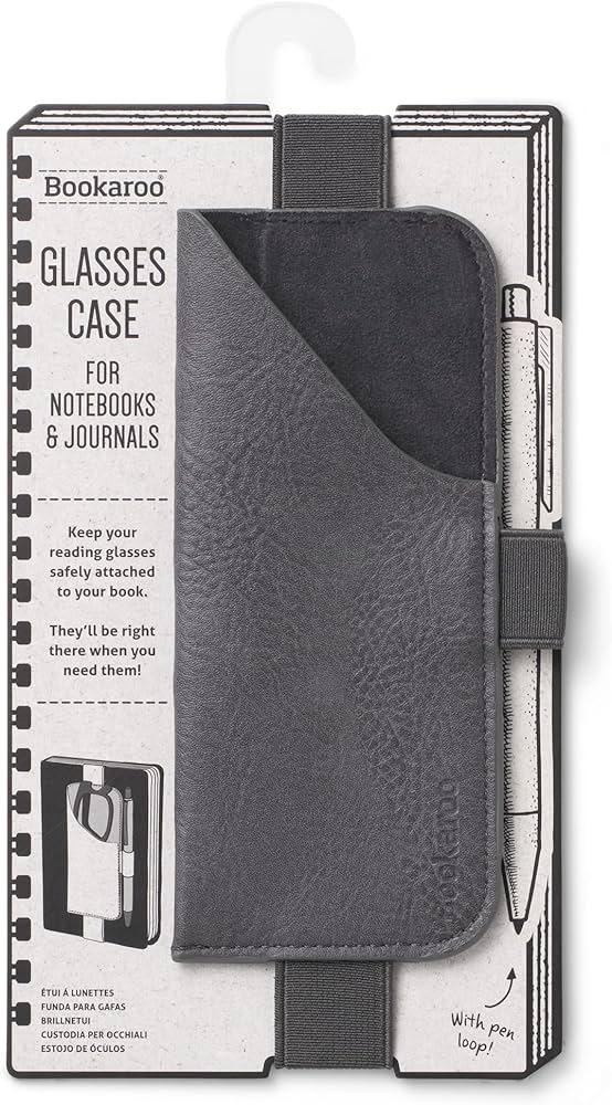 Bookaroo Glasses Case - Charcoal фото