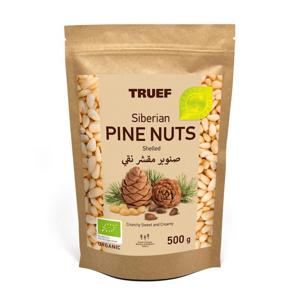 Truef Pine Nuts. Organic, 500 g macadamia creamy nuts and roasted roasted nuts