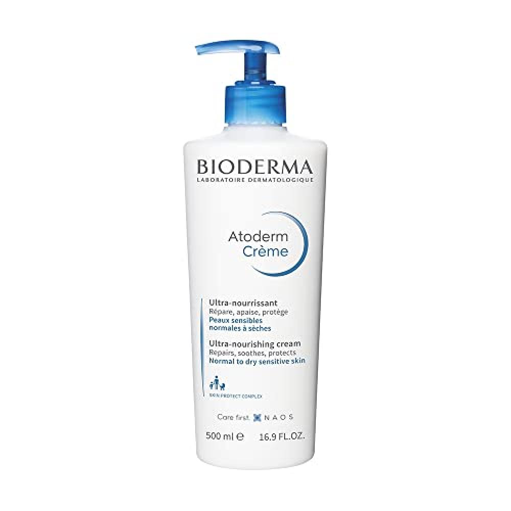 Bioderma Atoderm Nourishing Cream, 500 ml sukin rosehip nourishing cream cleanser 125 ml