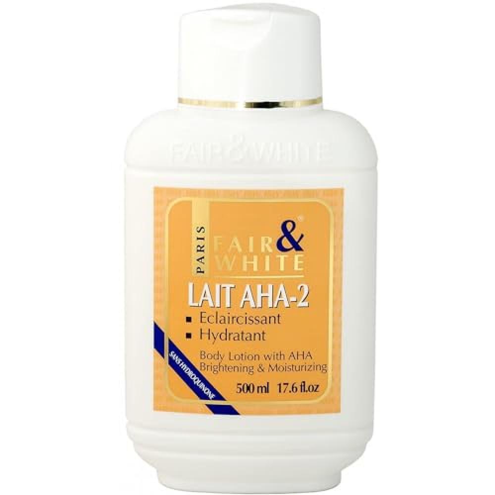 Fair and White Aha-2 Moisturizing and Lightening Lotion, 485ml face wash with aha acid regenerating 200 ml