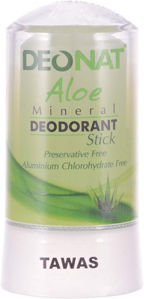 Deonat Aloe Mineral Deodorant Stick - 60 gm deonat natural mineral deodorant spray 100 ml