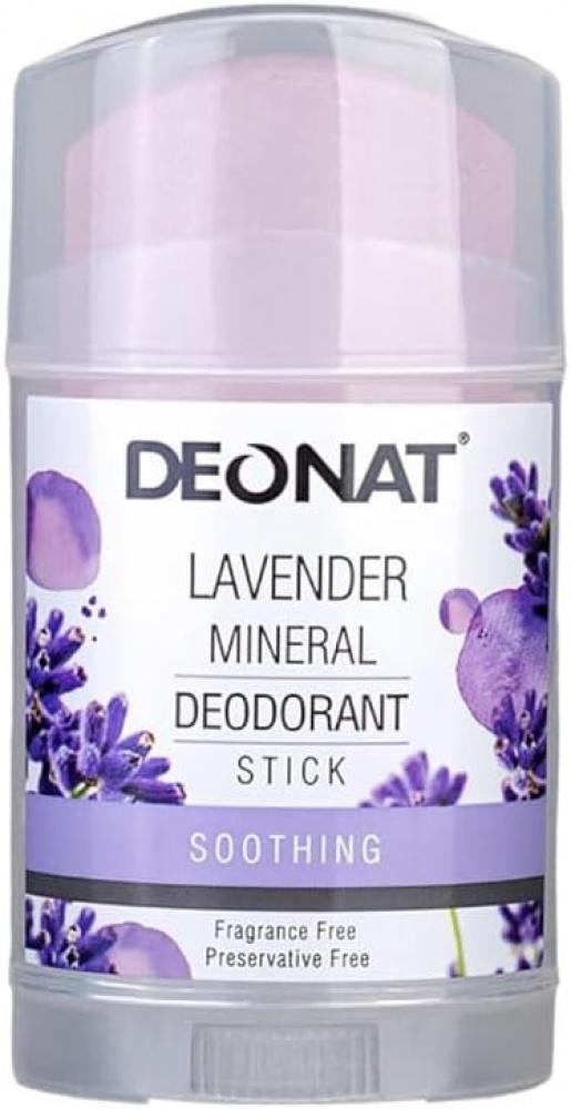 Deonat Lavender Mineral Deodorant Stick - 100 gm deonat natural mineral deodorant stick 100 gm