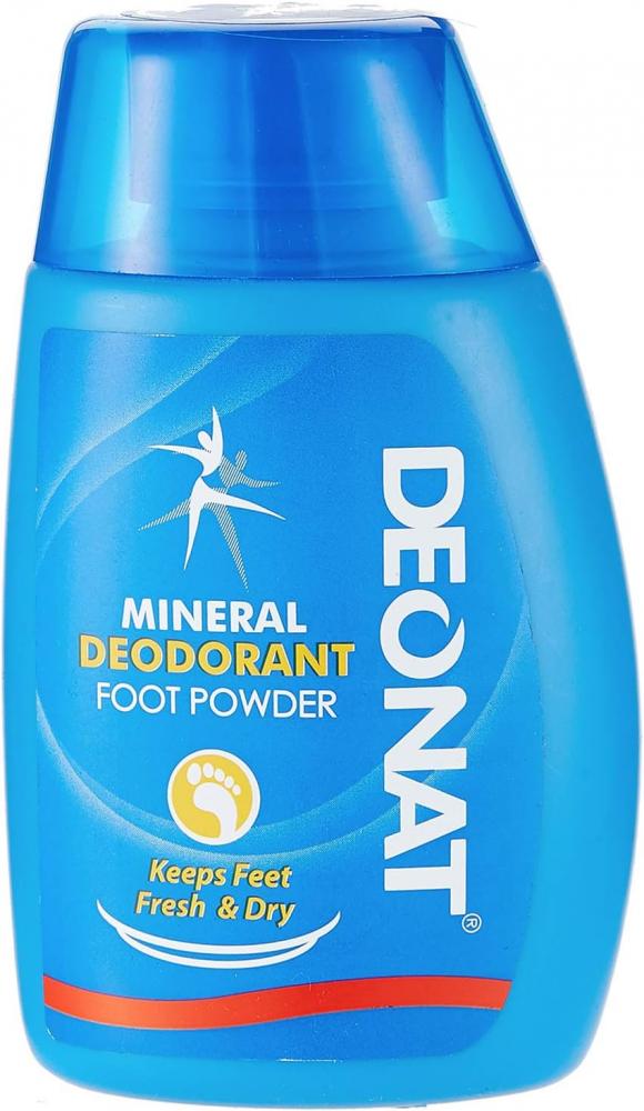 Deonat Mineral Deodorant Foot Powder - 50 g deonat natural mineral deodorant roll on 65 ml