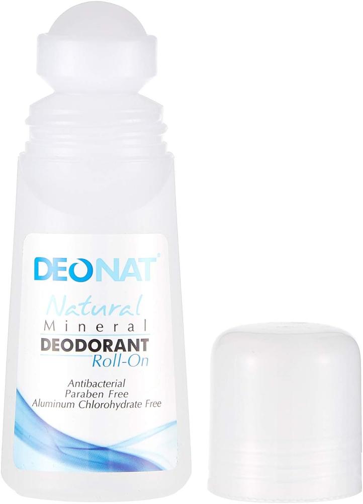 Deonat Natural Mineral Deodorant Roll-On - 65 ml white tea flavour roll on perfume long lasting light fragrance deodorant roll on body lotion for men and women