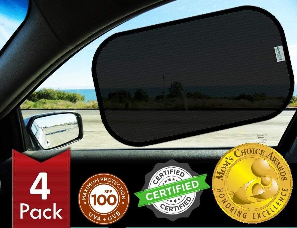 Kinder Fluff / Window sun visor, Baby car side, 4-pack цена и фото