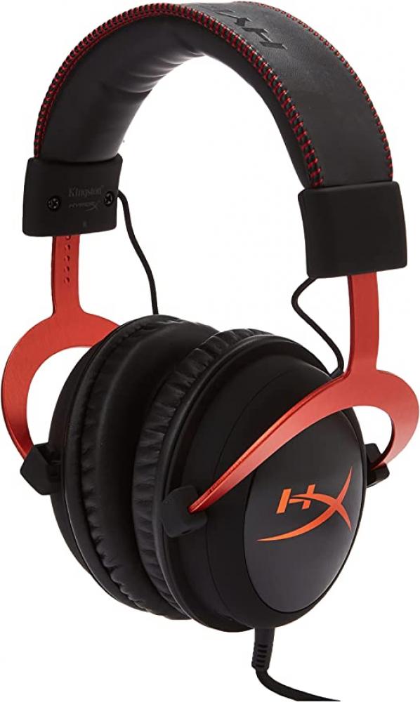 HyperX / Headset, Multi-platform, KHX-HSCP-RD, Red wired headset with qd to rj port